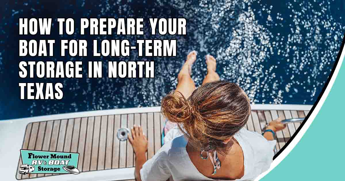 Image of a happy woman on a sailboat, featuring Flower Mound RV & Boat Storage and highlighting how to prepare your boat for long-term storage in North Texas.